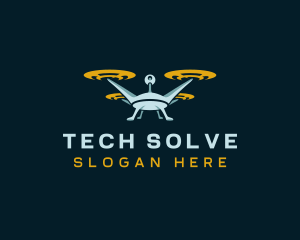 Drone Lens Propeller logo design