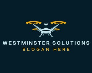 Drone Lens Propeller logo design