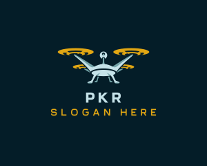 Drone Lens Propeller logo design