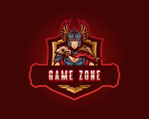 Gaming - Gaming Female Valkyrie logo design