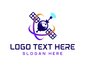 Network - Signal Network Satellite logo design