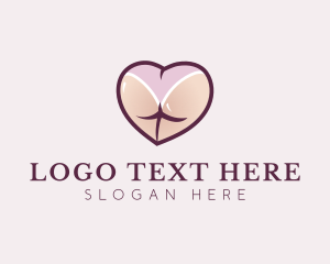 Naughty - Adult Sexy Lingerie logo design
