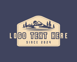 Eco Friendly - Mountain Trail Adventure logo design