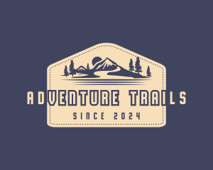 Mountain Trail Adventure logo design