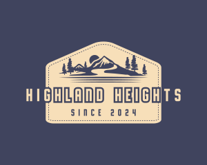 Highland - Mountain Trail Adventure logo design