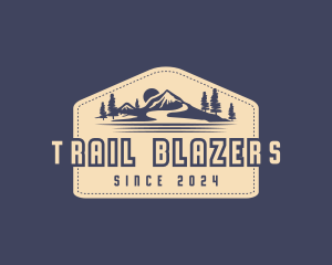 Mountain Trail Adventure logo design