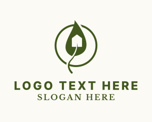 Yard - Leaf Gardening Trowel logo design