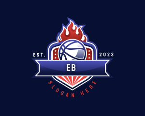 Ball - Basketball Competition League logo design