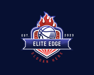 Basketball Competition League logo design