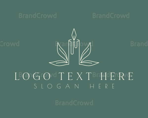 Candle Leaves Wellness Logo