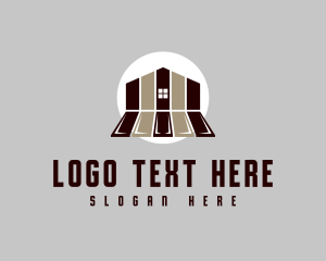 Pavement - Floor Tiling Construction logo design