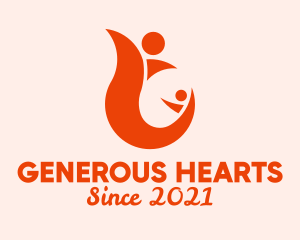 Giving - Family Care Organization logo design