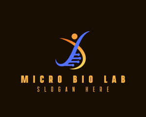 Human DNA Laboratory logo design