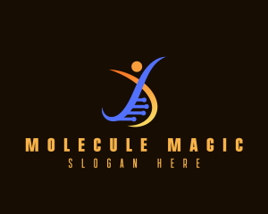 Molecule - Human DNA Laboratory logo design