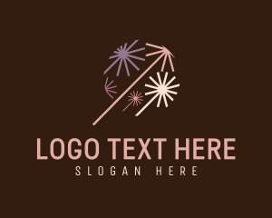 Fireworks - New Year Firework logo design
