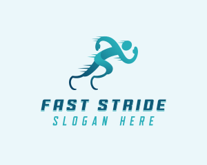 Running - Disabled Paralympic Running logo design