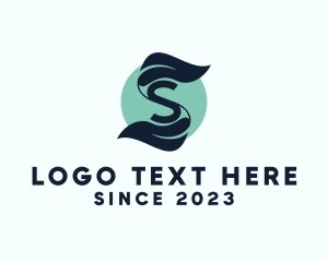 Sustainable - Wellness Spa Letter S logo design