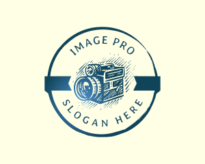  Vintage Camera Photography logo design