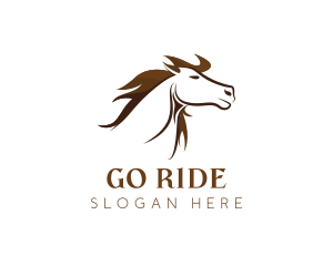 Animal Horse Riding logo design