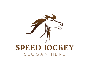 Jockey - Animal Horse Riding logo design