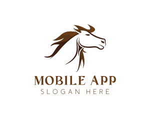 Wild Horse - Animal Horse Riding logo design