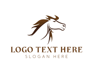 Animal Horse Riding Logo