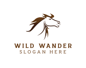 Animal Horse Riding logo design