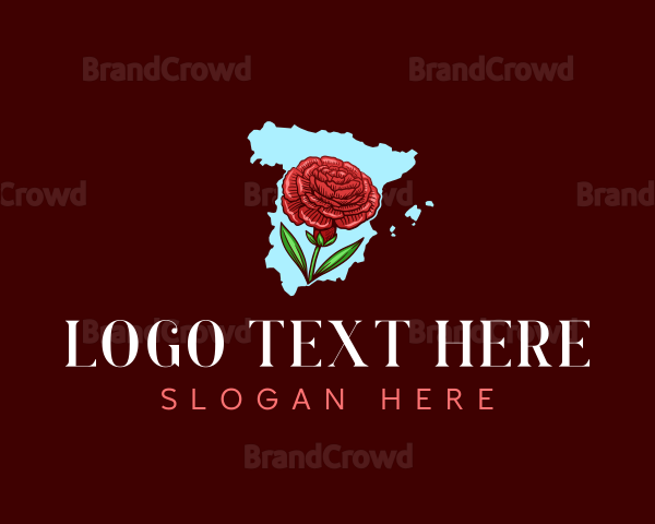 Spain Floral Gardening Logo