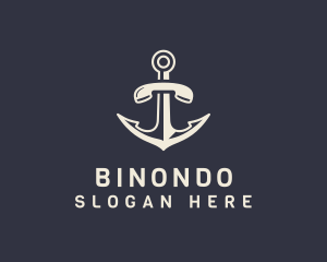 Stability - Nautical Anchor Telephone logo design