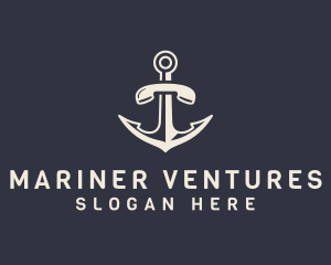 Mariner - Nautical Anchor Telephone logo design