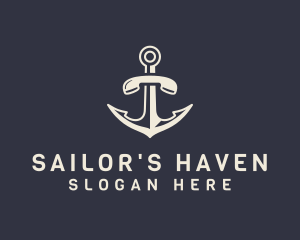 Yachtsman - Nautical Anchor Telephone logo design