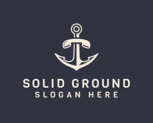 Stability - Nautical Anchor Telephone logo design