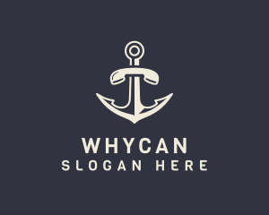 Seaman - Nautical Anchor Telephone logo design