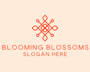 Blooming - Flower Petal Pattern logo design