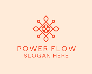 Flower Petal Pattern logo design