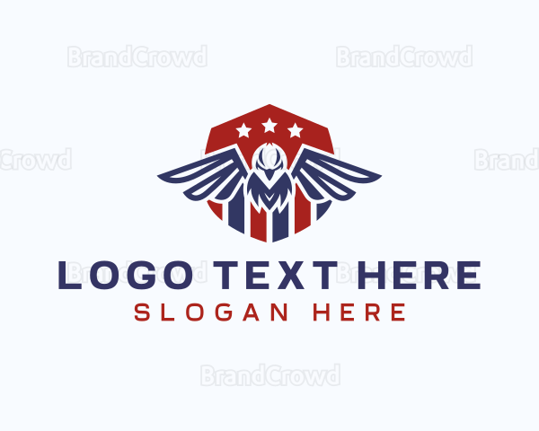 Eagle Patriotic Veteran Logo