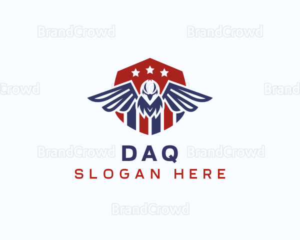 Eagle Patriotic Veteran Logo