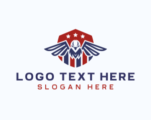 Flight - Eagle Patriotic Veteran logo design