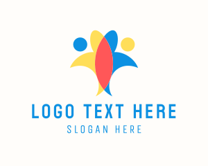 Human - Creative People Team logo design