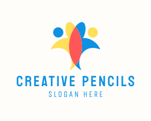 Creative People Team logo design