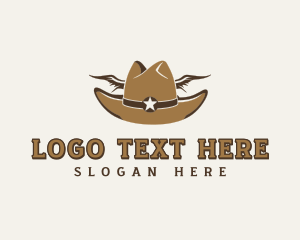 Wings - Western Cowboy Hat logo design