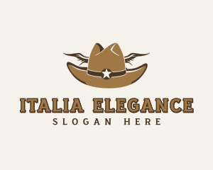 Western Cowboy Hat Logo