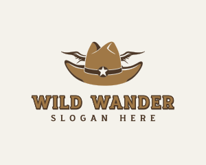 Western Cowboy Hat logo design