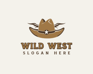 Western Cowboy Hat logo design