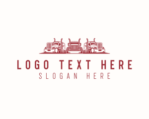 Truck - Logistics Freight Truck logo design