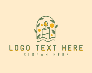 Candle - Candle Flame Light logo design