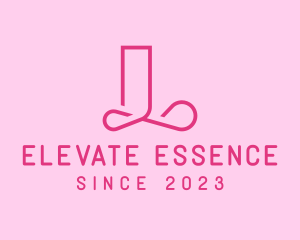 Makeup Blogger - Fancy Feminine Letter L logo design