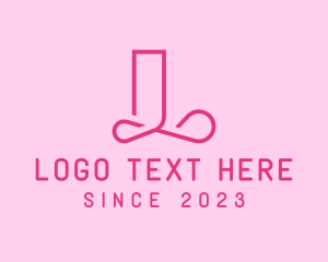 Haircut - Fancy Feminine Letter L logo design