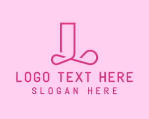 Fancy Feminine Letter L Logo