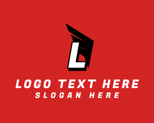 Door To Door - Wings Express Logistics Courier logo design